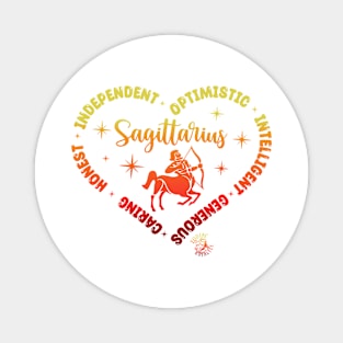 Sagittarius Zodiac Tshirt Magnet